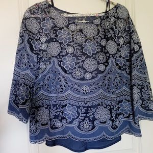 Anthropologie HD in Paris Laced Top with Slip